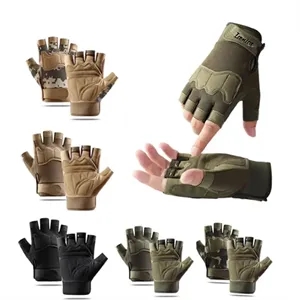 Non-slip wear-resistant tactical military protective gloves
