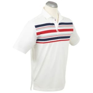 Bobby Jones Men's Performance Engineered Stripe Polo Shirt