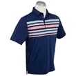 Bobby Jones Men's Performance Engineered Stripe Polo Shirt | https://www.bestnamebadges.com