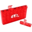 28 Compartment Pill Organizer Box | https://www.bestnamebadges.com