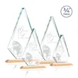 Windsor Award - Bamboo/White | https://www.bestnamebadges.com