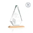 Windsor Award - Bamboo/White | https://www.bestnamebadges.com
