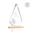 Windsor Award - Bamboo/White | https://www.bestnamebadges.com