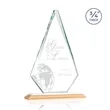 Windsor Award - Bamboo/White | https://www.bestnamebadges.com