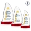 Beauford VividPrint™ Award on Base - Red | https://www.bestnamebadges.com