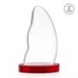 Beauford Award on Base - Red | https://www.bestnamebadges.com