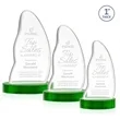 Beauford Award on Base - Green | https://www.bestnamebadges.com