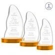 Beauford Award on Base - Amber | https://www.bestnamebadges.com