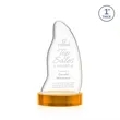 Beauford Award on Base - Amber | https://www.bestnamebadges.com