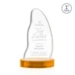 Beauford Award on Base - Amber | https://www.bestnamebadges.com