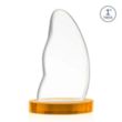 Beauford Award on Base - Amber | https://www.bestnamebadges.com