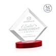 Belaire Award on Alberton Base - Red | https://www.bestnamebadges.com