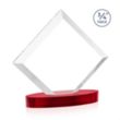 Belaire Award on Alberton Base - Red | https://www.bestnamebadges.com