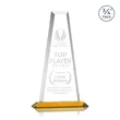 Imperial Tower Award - Amber | https://www.bestnamebadges.com