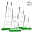 Imperial Tower Award - Green | https://www.bestnamebadges.com