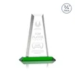 Imperial Tower Award - Green | https://www.bestnamebadges.com
