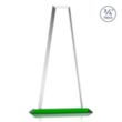 Imperial Tower Award - Green | https://www.bestnamebadges.com