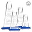 Imperial Tower Award - Blue | https://www.bestnamebadges.com