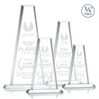 Imperial Tower Award - Clear | https://www.bestnamebadges.com