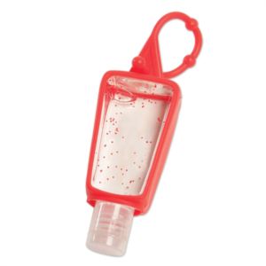 Hand Sanitizer with Sleeve and Silicone Lanyard 1 oz scented
