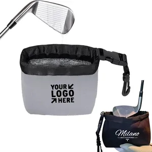 Golf Accessories Club Ball Cleaning Pouch Washer Bag | https://www.bestnamebadges.com