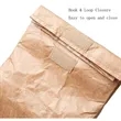 Reusable Insulated Brown Paper Lunch Bags | https://www.bestnamebadges.com