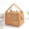 Reusable Insulated Brown Paper Lunch Bags | https://www.bestnamebadges.com
