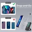 10000mAh Magnetic Wireless Power Bank with Foldable Stand | https://www.bestnamebadges.com