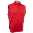 Bobby Jones Men's Performance Scorecard 1/4 Zip Vest | https://www.bestnamebadges.com