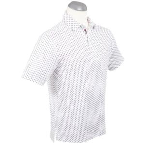 Bobby Jones Men's Performance Jacquard Pin Stripe Polo