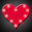 Perfect 10 Heart Blinking Lights | https://www.bestnamebadges.com