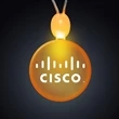 Light-up Acrylic Circle LED Necklace | https://www.bestnamebadges.com