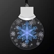 LED Animated Snowflake Necklace | https://www.bestnamebadges.com