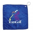 Microfiber Golf Towel with Hook | https://www.bestnamebadges.com