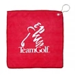 Microfiber Golf Towel with Hook | https://www.bestnamebadges.com