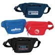 600D Polyester Triple Zipper Fanny Pack | https://www.bestnamebadges.com