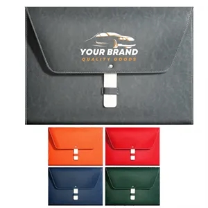 Business Leather Office Storage Briefcase