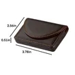 Customized  Leather Business Card Box | https://www.bestnamebadges.com