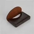 Customized  Leather Business Card Box | https://www.bestnamebadges.com