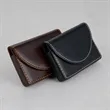 Customized  Leather Business Card Box | https://www.bestnamebadges.com