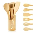 Bamboo Kitchen Utensil Set | https://www.bestnamebadges.com