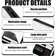 A4 Pu Leather Multifunctional Document Business Card Folder | https://www.bestnamebadges.com