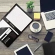 A4 Pu Leather Multifunctional Document Business Card Folder | https://www.bestnamebadges.com