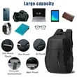 Travel Waterproof Laptop Backpack with USB Charging Port | https://www.bestnamebadges.com