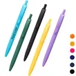 Custom Printed Bright Solid Color Plastic Ballpoint Pen | https://www.bestnamebadges.com