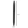 Custom Printed Bright Solid Color Plastic Ballpoint Pen | https://www.bestnamebadges.com