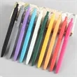 Custom Printed Bright Solid Color Plastic Ballpoint Pen | https://www.bestnamebadges.com