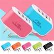 3 Port USB Wall Charger | https://www.bestnamebadges.com