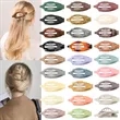 Oval  Hair Claw Clip | https://www.bestnamebadges.com