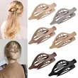 Oval  Hair Claw Clip | https://www.bestnamebadges.com